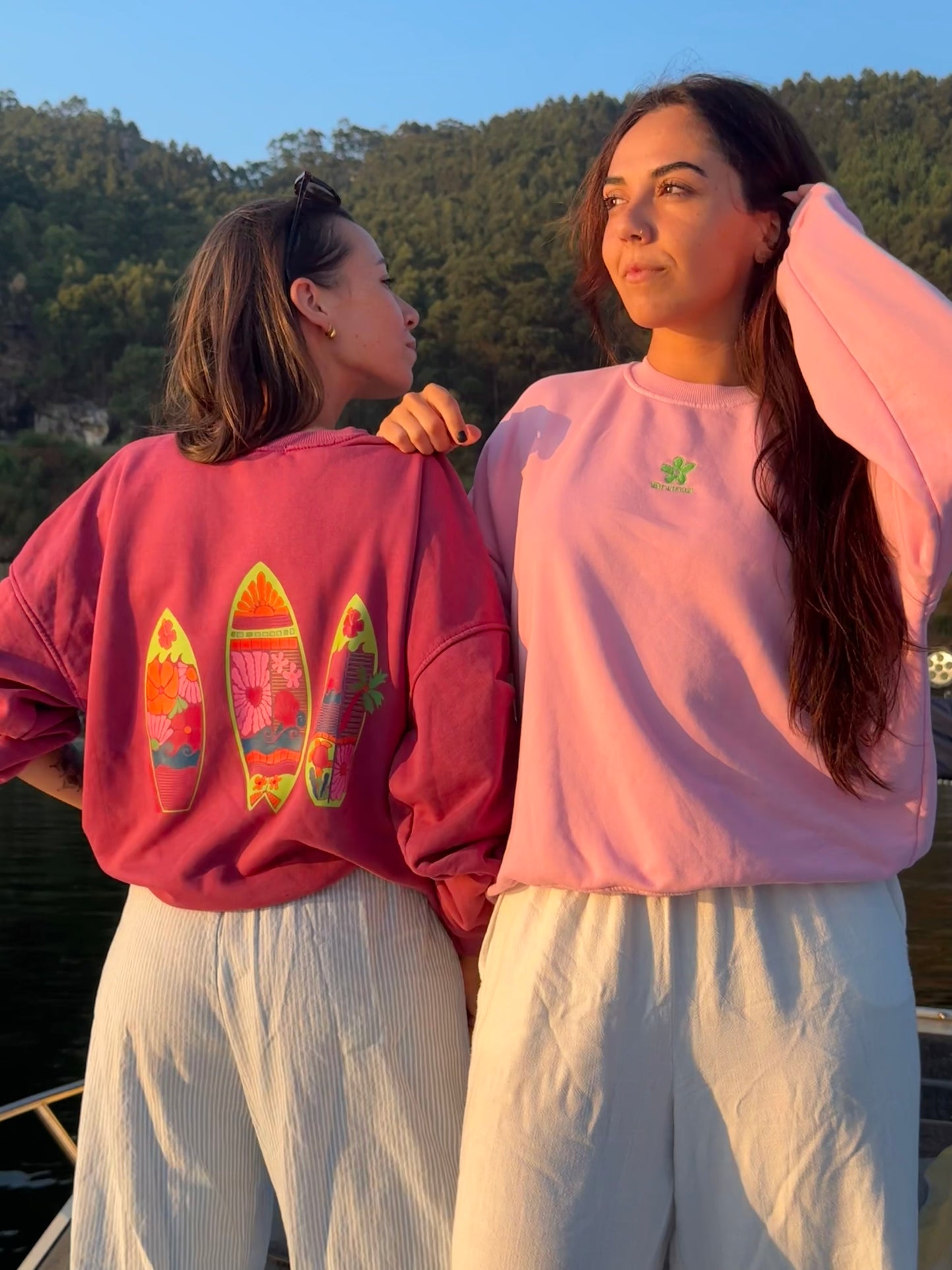 Sudadera tablas surf sin capucha fina