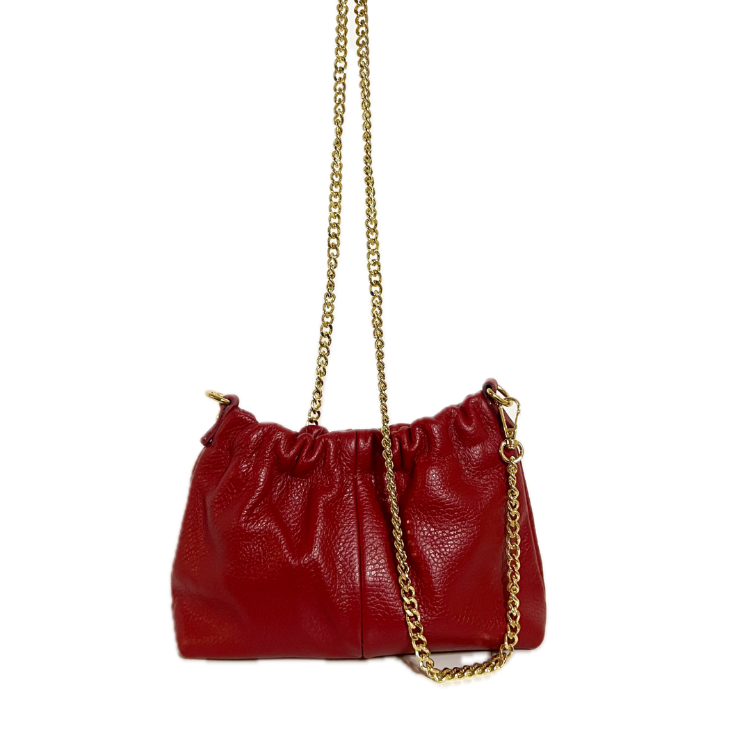 Bolso piel Cherry Rojo