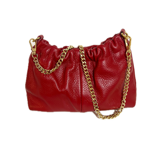 Bolso piel Cherry Rojo