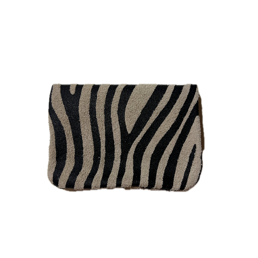 Monedero de piel animal print