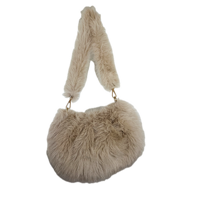 Bolso pelo beige