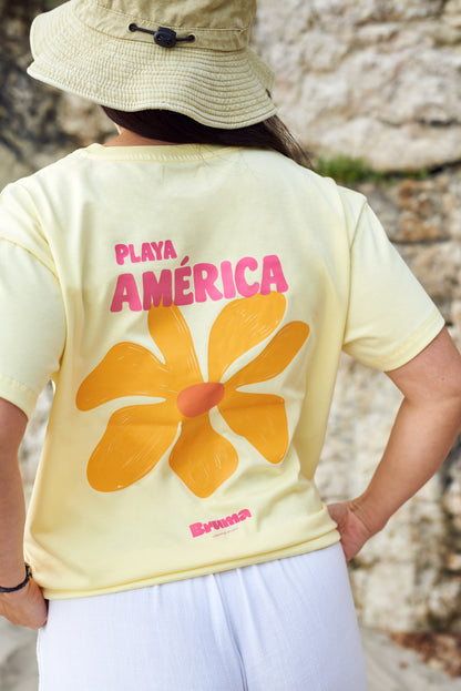 Camiseta Playa América- woman