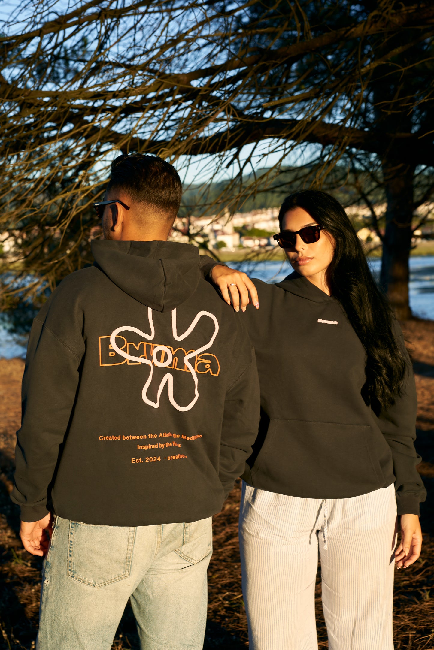 Sudadera flor Bruma unisex