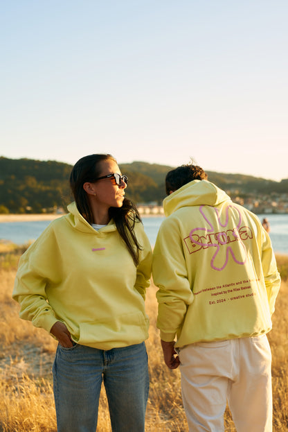 Sudadera flor Bruma unisex