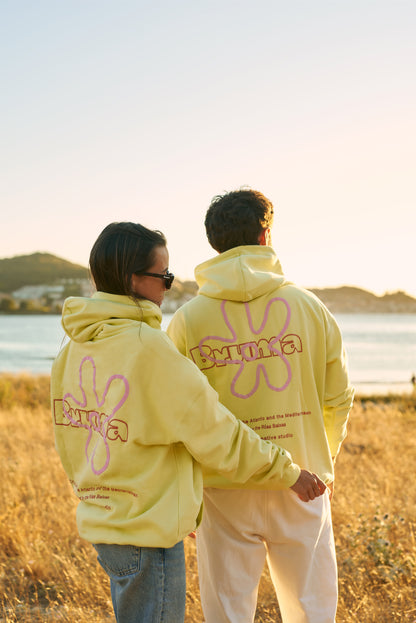 Sudadera flor Bruma unisex