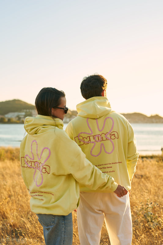Sudadera flor Bruma unisex