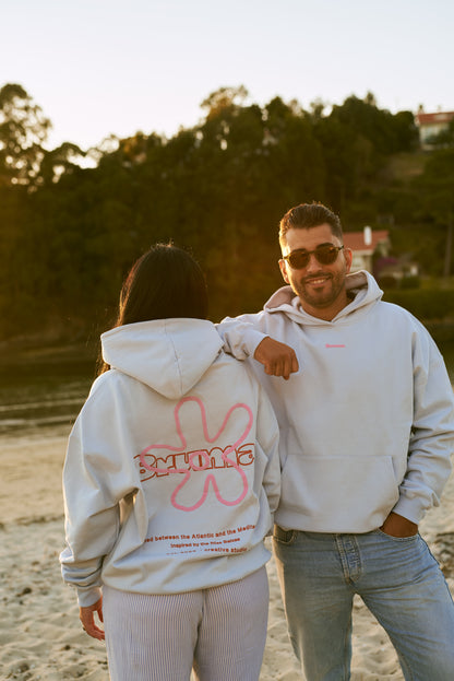 Sudadera flor Bruma unisex