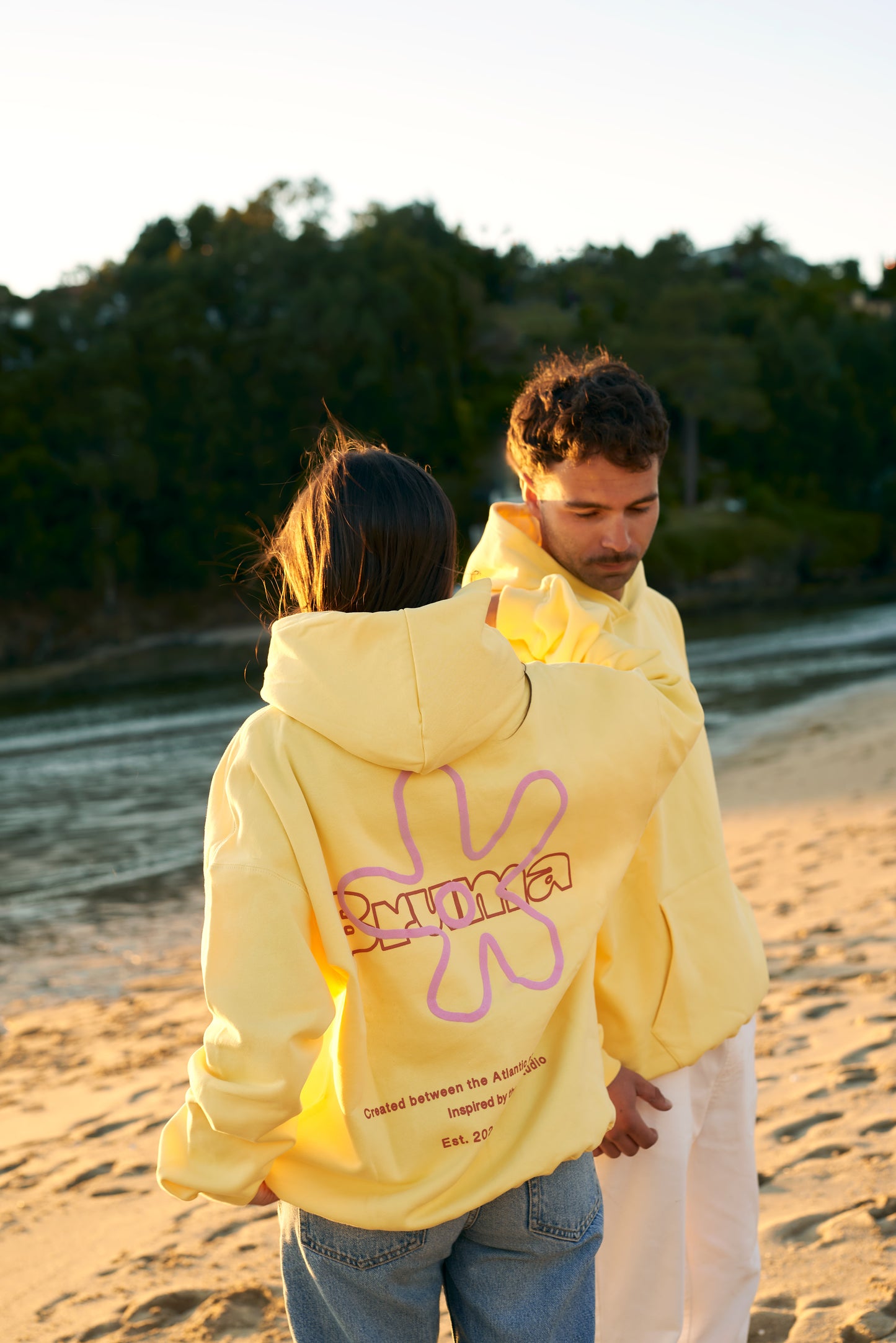 Sudadera flor Bruma unisex
