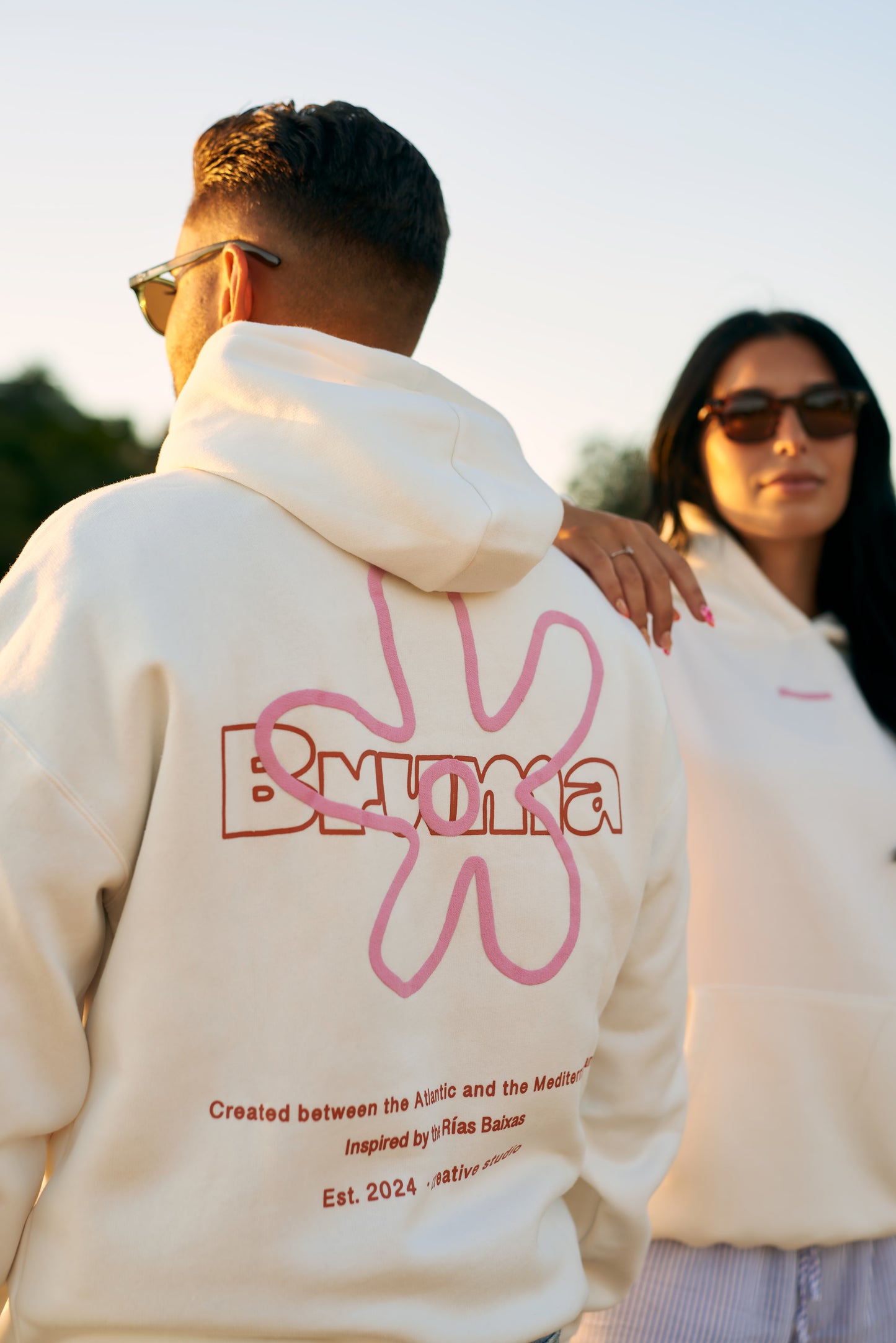 Sudadera flor Bruma unisex