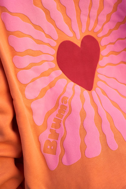 Sudadera corazón unisex